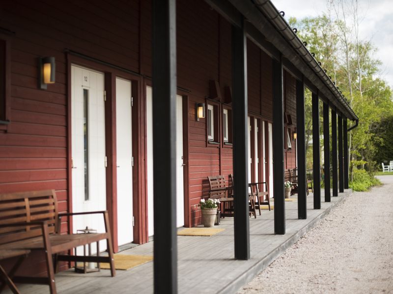 Der Obstgarten des Hotels Toftastrand